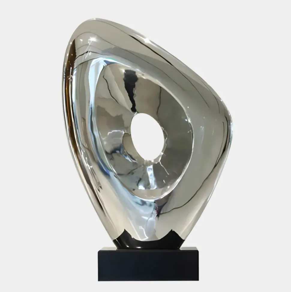 Cosmic Glow 54cm Silver Metal Indoor Sculpture