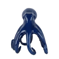 Cosmic Octopus 31cm Blue Resin Indoor Sculpture