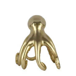 Cosmic Octopus 22cm Gold Resin Indoor Sculpture
