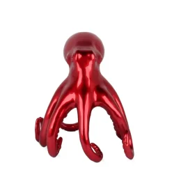 Cosmic Octopus 22cm Red Resin Indoor Sculpture