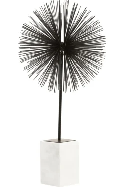 Cosmic Pulse 64cm Black Metal Indoor Sculpture