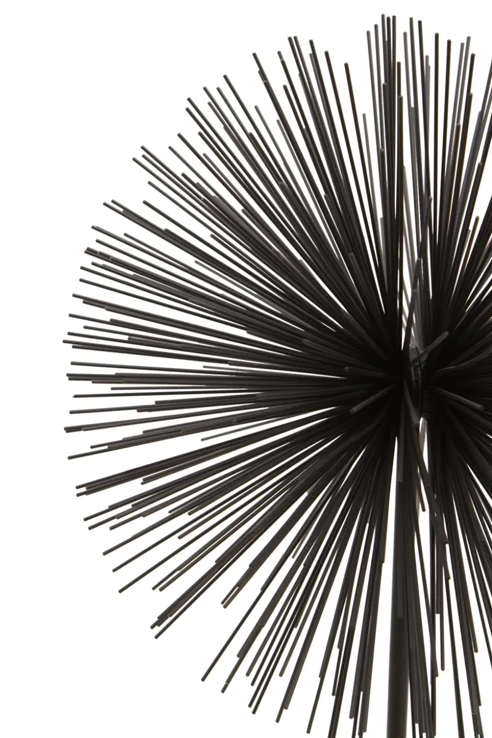 Cosmic Pulse 64cm Black Metal Indoor Sculpture
