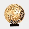 Cosmic Sphere 44cm Gold Metal Indoor Sculpture