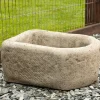 Countryside Design Stone Planter Garden Trough