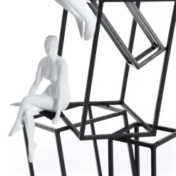 Creative Thinker 47cm Metal Indoor Sculpture