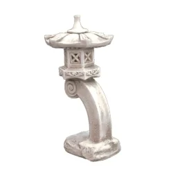 Curved Japanese Pagoda Antique Stone Garden Ornament