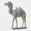 Desert Camel 160cm White Marble Garden Statue v3