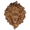 Desert Lion 49cm Bronze Resin Wall Sculpture
