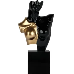 Divided Diva 50cm Black Resin Indoor Sculpture