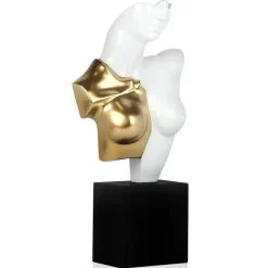 Divided Diva 50cm White Resin Indoor Sculpture