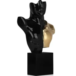 Divided Titan 52cm Black Resin Indoor Sculpture
