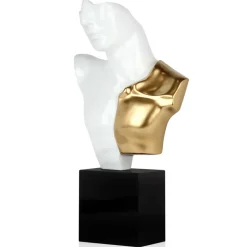 Divided Titan 52cm White Resin Indoor Sculpture