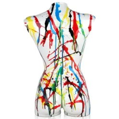 Divine Torso 50cm Multicolour Resin Indoor Sculpture