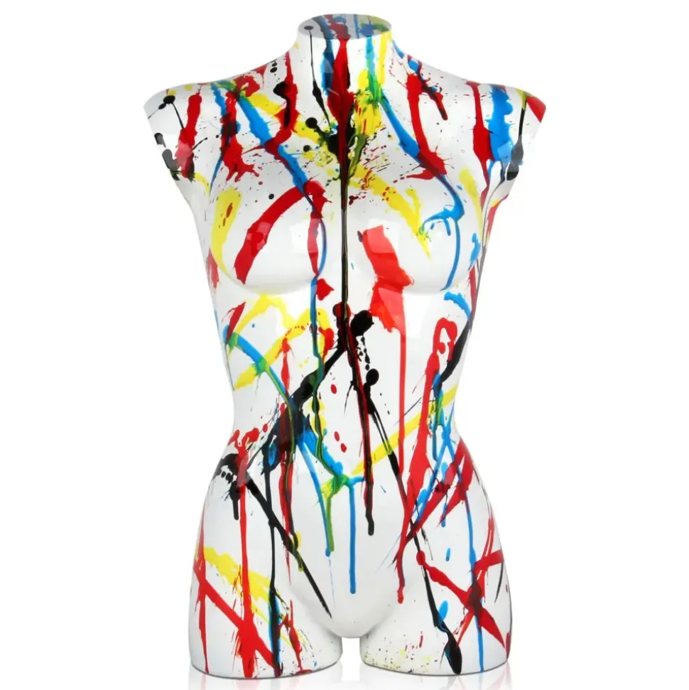 Divine Torso 50cm Multicolour Resin Indoor Sculpture