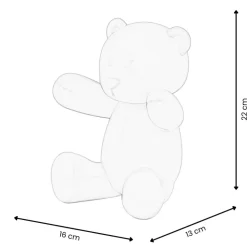 Dream Bear 22cm Pink Resin Indoor Sculpture