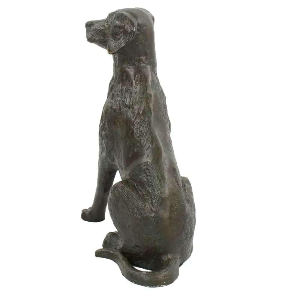 Duke the Dog Bronze Metal Garden Ornament