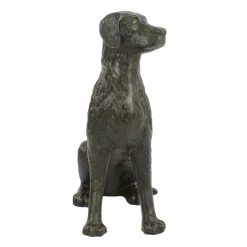 Duke the Dog Bronze Metal Garden Ornament