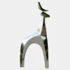 Dynamic Deer 156cm Metal Garden Sculpture