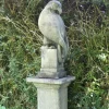 Eagle on Athenian Pedestal Modern Stone Garden Statue