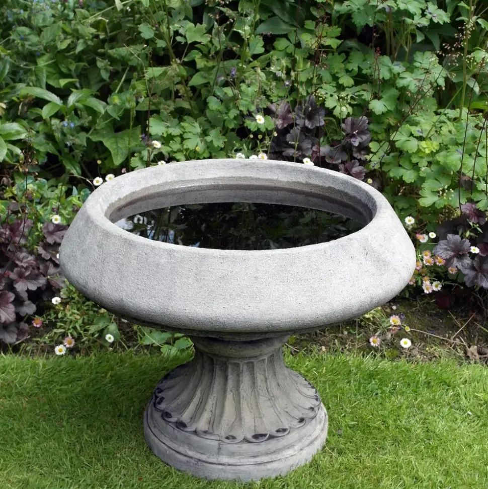 Edwardian Design Stone Garden Birdbath