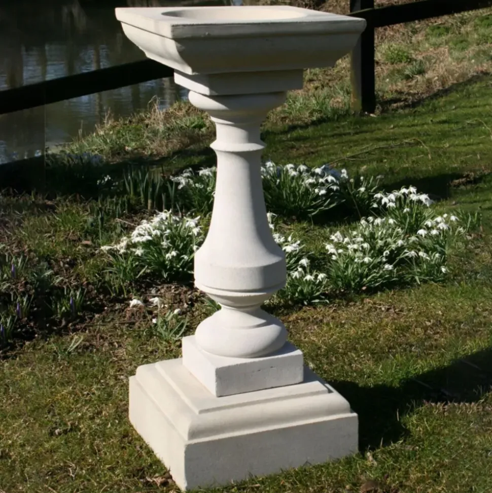 Elegance Design Stone Garden Birdbath