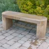 Elegance Polished Rainbow Sandstone Garden Bench
