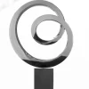 Ellipse 103cm Metal Stainless Steel Indoor Sculpture