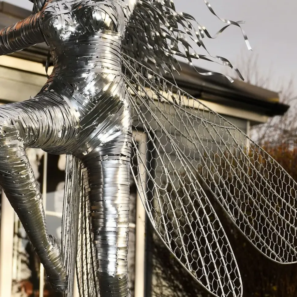 Elvina Fairy Metal Wire Garden Sculpture