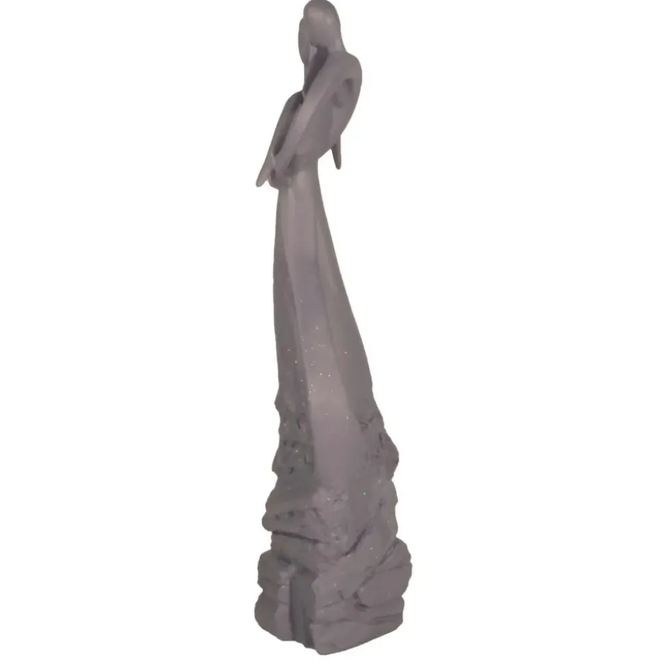 Embracing Lovers 81cm Modern Poly Resin Garden Statue