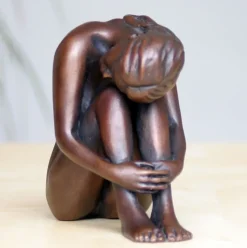 Emma Figurine Bronze Indoor Sculpture