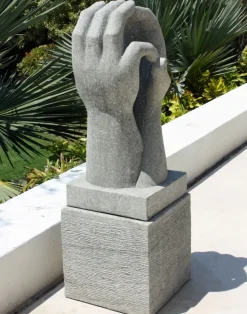 Engage Contemporary Stone Garden Sculpture