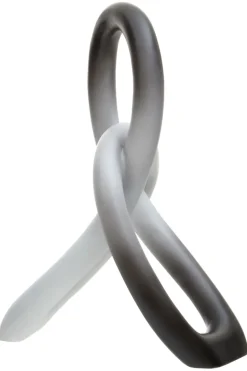 Eternal Curves 19cm Black & White Resin Indoor Sculpture