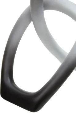 Eternal Curves 19cm Black & White Resin Indoor Sculpture