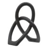 Eternal Curves 19cm Black Resin Indoor Sculpture