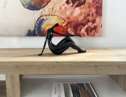 Eternal Grace 21cm Black Resin Indoor Sculpture
