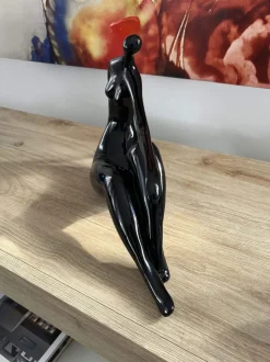 Eternal Grace 21cm Black Resin Indoor Sculpture