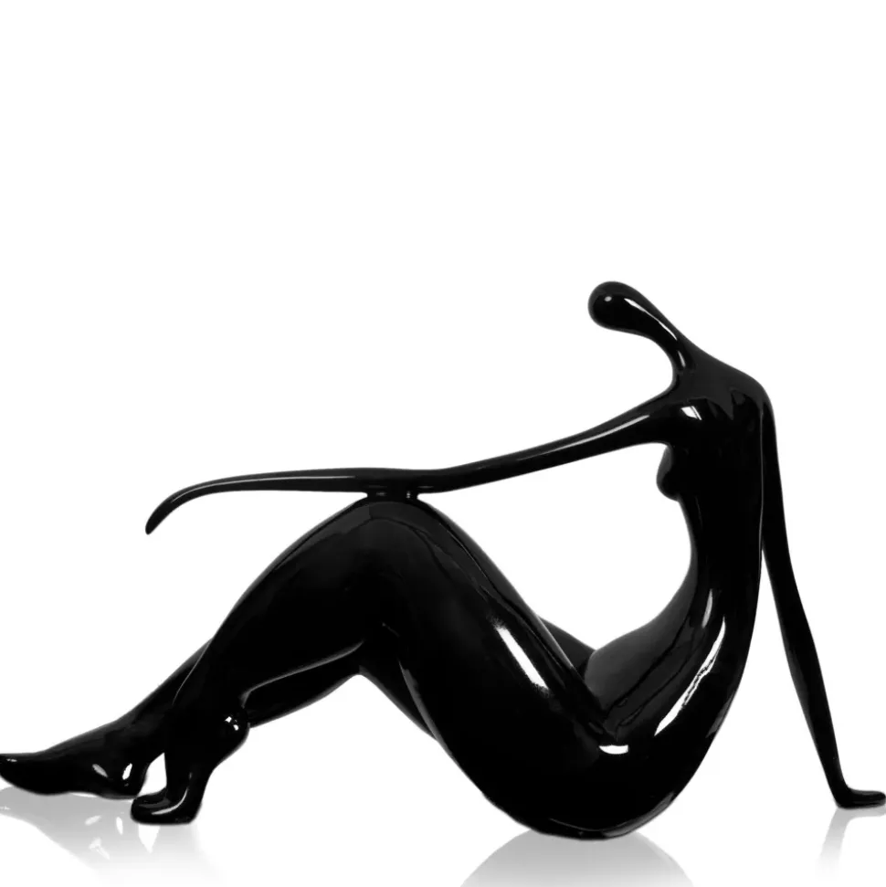 Eternal Grace 40cm Black Resin Indoor Sculpture