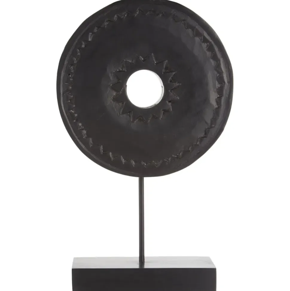 Eternal Loop 44cm Black Wood Indoor Sculpture