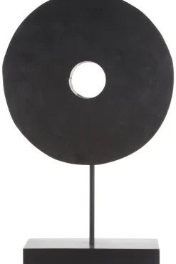Eternal Loop 44cm Black Wood Indoor Sculpture