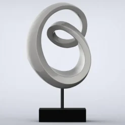 Eternity Contemporary Indoor Sculpture - 16 Colour Options