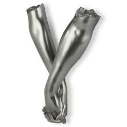 Everlasting Embrace 55cm Anthracite Resin Wall Sculpture