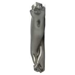 Everlasting Embrace 55cm Anthracite Resin Wall Sculpture
