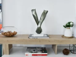 Everlasting Embrace 44cm Anthracite Resin Indoor Sculpture