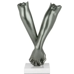 Everlasting Embrace 44cm Anthracite Resin Indoor Sculpture