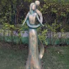Everlasting Love 85cm Aged Bronze Resin Garden Statue