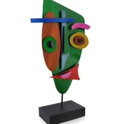Evolving Visage 59cm Abstract Metal Indoor Sculpture