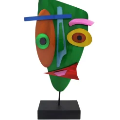 Evolving Visage 59cm Abstract Metal Indoor Sculpture