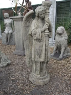 Fallen Angel Stone Garden Statue