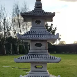Five Tier Japanese Pagoda Lantern Stone Garden Ornament