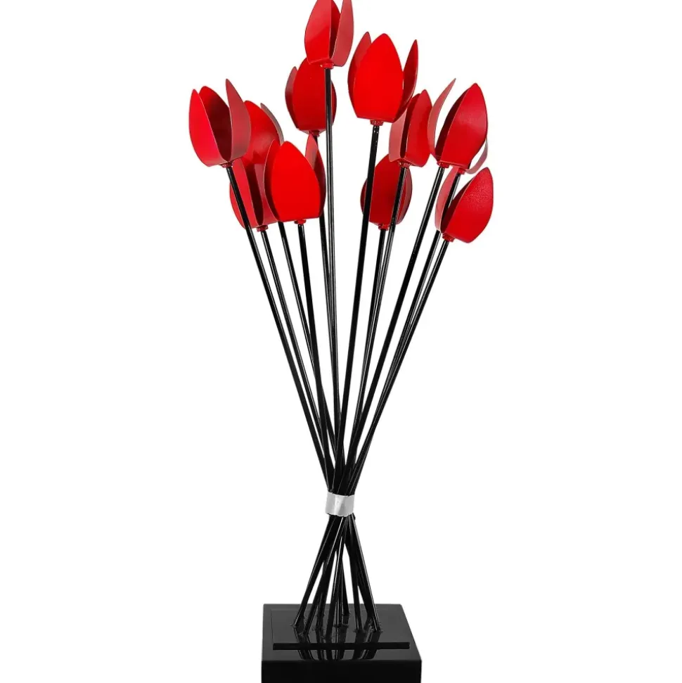Floral Awakening 91cm Metal Indoor Sculpture